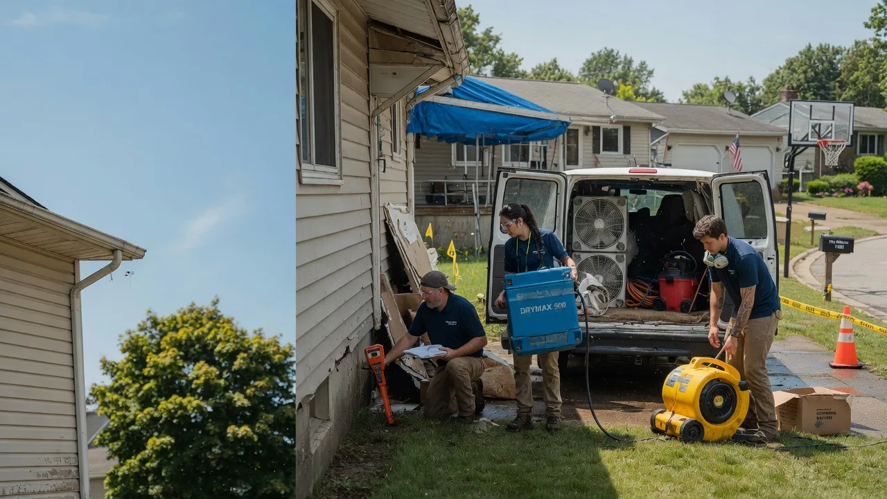 Ceiling Leak Cleanup in Orient, OH near me